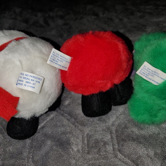 Vintage Christmas Puffkins Set of 3 - Picture 5 of 8